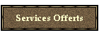 Services Offerts